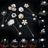 1PC Elegant Scarf Hijab Boutonniere Pin Brooch Pin Flower Corsage Jewelry