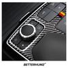Углеродное волокно для Mercedes Benz W166 X166 ML GLE GLS, центральная консоль, мультимедийная панель, накладка на рамку, наклейка для салона автомобиля
