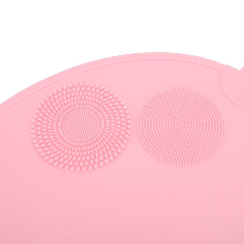 Silicone Material Makeup Brush Cleaner Pad Multi Textures Cosmetic Brush Scrubber Travel Use