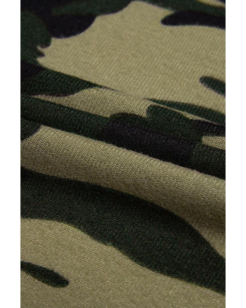 Azura Exchange Длинный кардиган с камуфляжным принтом