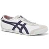 ONITSUKA TIGER Mexico 66 Универсальные Повседневные Нескользящие Низкие Кроссовки Стиль Унисекс Белый Синий 1183B646-100