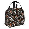 Custom H-Harryes Insulated Lunch Bag for Women Men Waterproof Film Cooler Thermal Lunch Box Beach Camping Travel