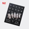 Airbrush Stencil For Nails Winter Snowflake Snow Tree Christmas Decors Hollow Nail Stickers Airbrush French Manicure Tips