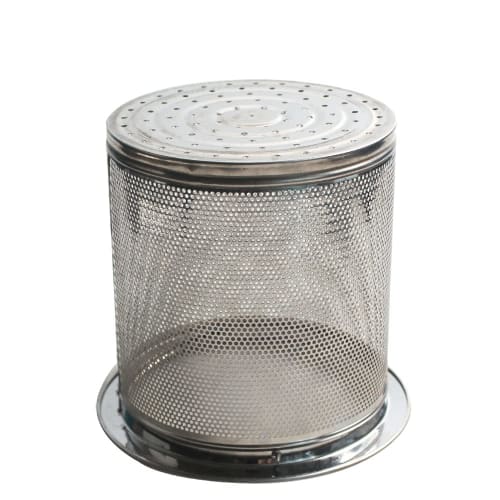 Talea Perforated Drain, 13.4cm Diameter x 12.7cm Height, Stainless Steel Drain Garbage Disposal, QS093C010