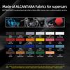 For BMW X3 F25 X4 F26 Made of Alcantara Center Console Air Vent Outlet Trim Frame Performance Stickers Car Interior Accessories