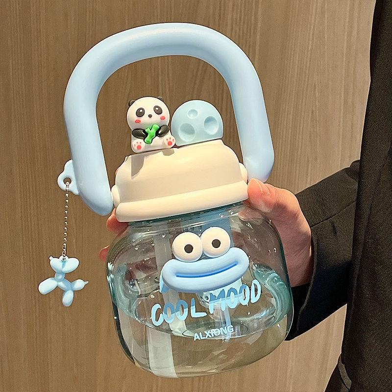 Summer Celebrity Large Capacity Insulated Tumbler - Cartoon Ice Buster Straw Cup for Kids