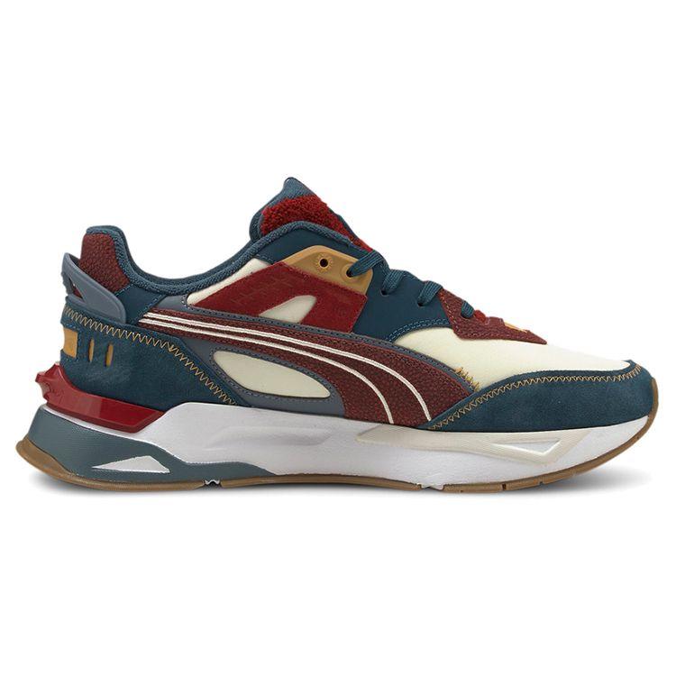 Puma Mirage Sport P. Uni Ivory China Blue Red Unisex Sneakers White Ivory-Glow Intense-Red 382638-01