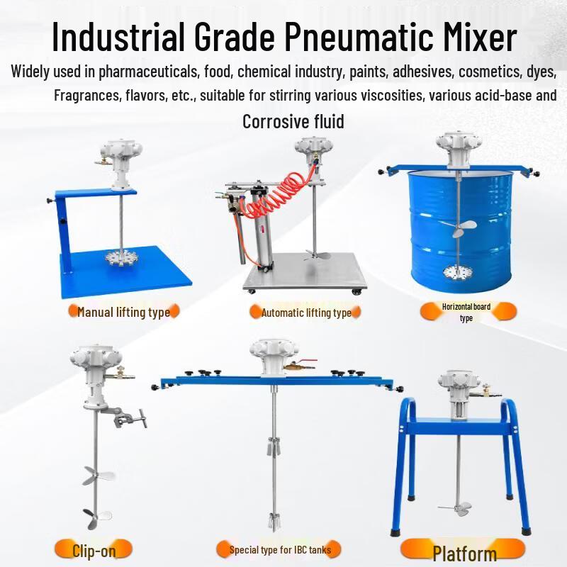 Industrial Automatic Lifting Pneumatic Mixer