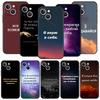 Русская цитата Лозунг Буква Чехол для телефона для iPhone 17 16 15 14 13 12 11 Pro Max 17 Air Plus Ударопрочный Мягкий ТПУ Чехол Capas