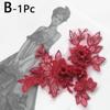 1pc 3D Flower Lace Collar DIY Sewing Embroidery Neckline Applique Decorative Clothing Accessories Scrapbooking