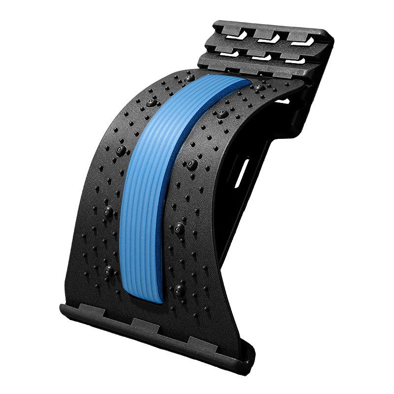 Lumbar Support: Back Corrector & Yoga Stretcher Mat with Waist Massager