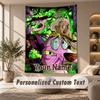 Tapestry Custom Name Text, Wall Hanging Tapestry Home Room DecorCourage the Cowardly Dog