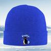 Pingu holding fish black background stars Men Women Unisex Knitted Hat Beanie Pullover Cap Winter Thermal Warm Christmas Outdoor