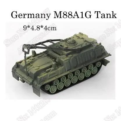 1/72 4D Plastic Assemble Tank Kits World War II Model Puzzle Assembling Military Sand Table Toys For Children