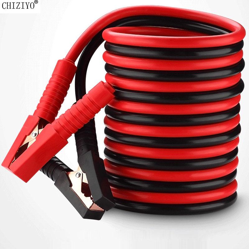 2024 Heavy Duty 2000A 4m/1000A 2.5m Автомобильные аккумуляторные провода для запуска, кабели для запуска, медный провод для подключения, аксессуары для автомобильных аккумуляторов