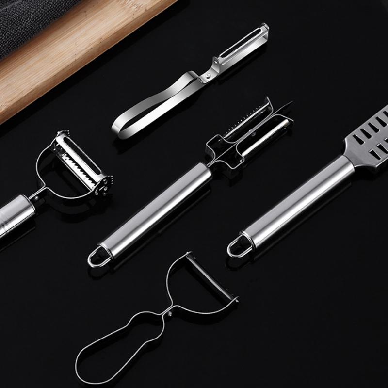 1 Pcs Stainless Steel Peeler Creative New Convenient Peeler Planer Knife Kitchen Gadgets Kitchen Vegetables And Fruits Scraping