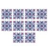 10Pcs Household Waterproof Kitchen Bathroom Decorative Ceramic Tile Stickers Decoration 10x10cm