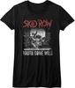 Новая официальная футболка SKID ROW YOUTH GONE WILD
