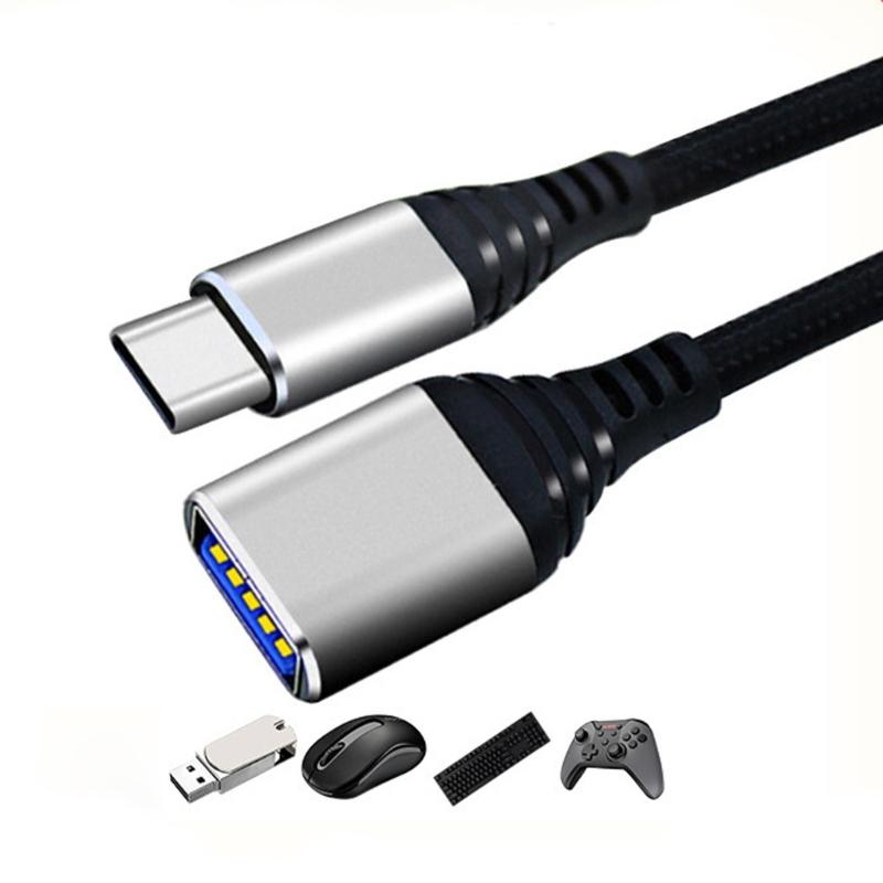 Прочный OTG-кабель-адаптер USB 3.0 на Type-C к USB 3.0 Конвертеры Для подключения внешних устройств Аксессуар для телефона Android