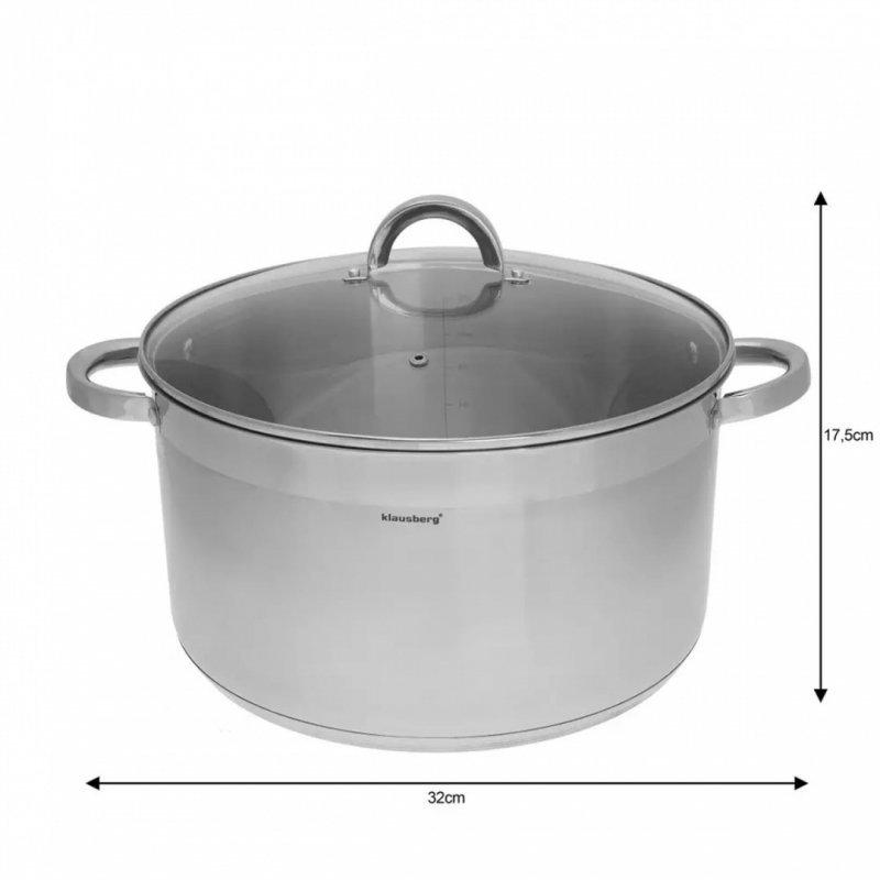 Garnek Z Pokrywą 32Cm Klausberg Kb-7130 14L