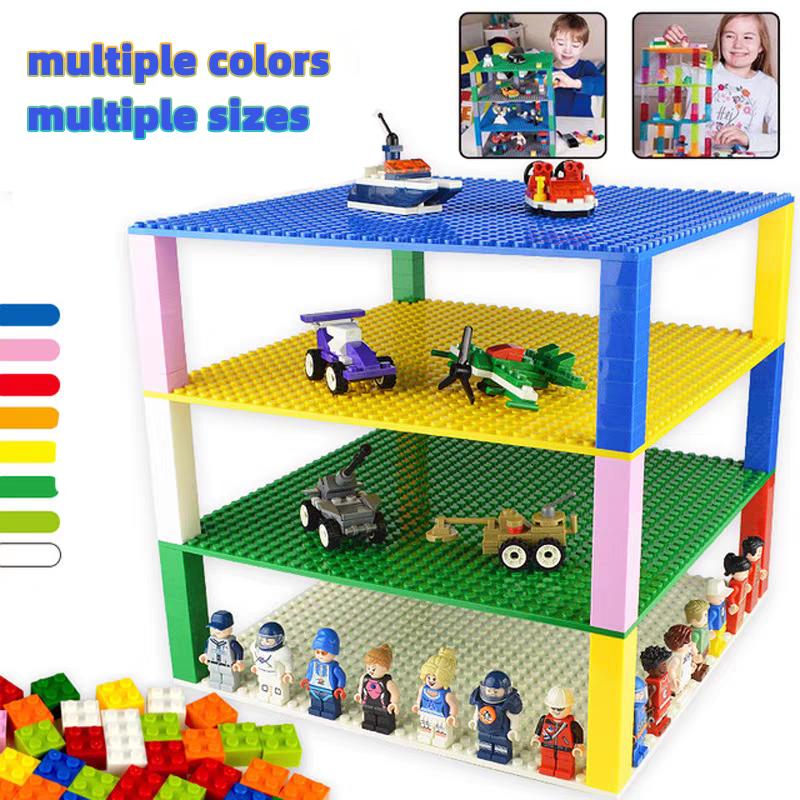 Single Double Sided Building Plates 32X32 16X16 16X32 Dots Diy Simulated Scene Building Block Base Compatible With Major Brands