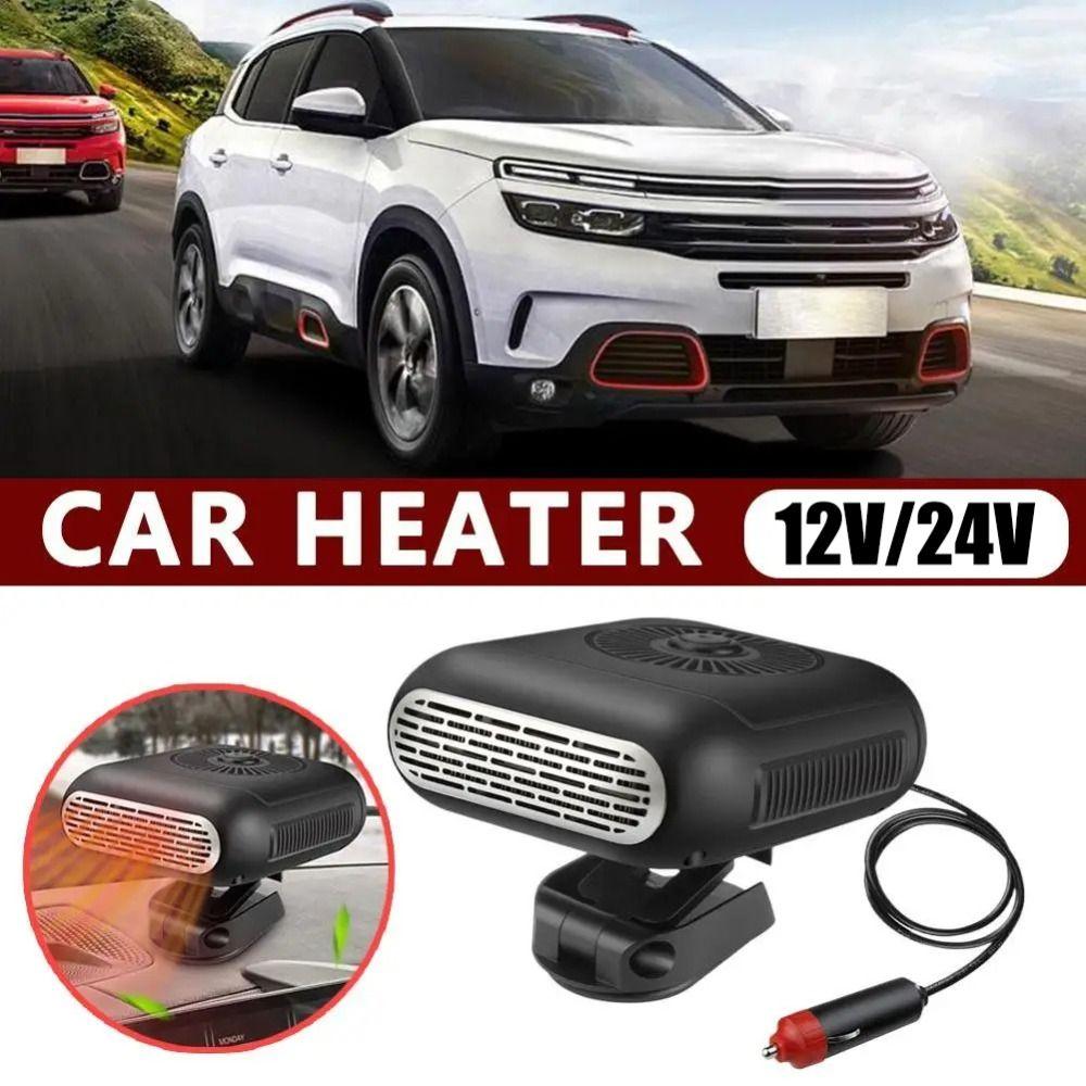 Electric Car Warm Fan 360 Degree Adjustable Windshield Demister Portable Car Heater Car Tools