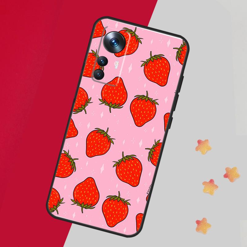 Чехол Strawberry для Xiaomi 14 13 11T 12T 13T Pro 12 Lite 12X POCO X3 X5 Pro X4 F4 M5 M5s F3 F5 Чехол