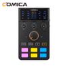 COMICA AD Caster C1 Audio Mixer USB Audio Interface Sound Card with 3.5mm Ports Dual XLR Input