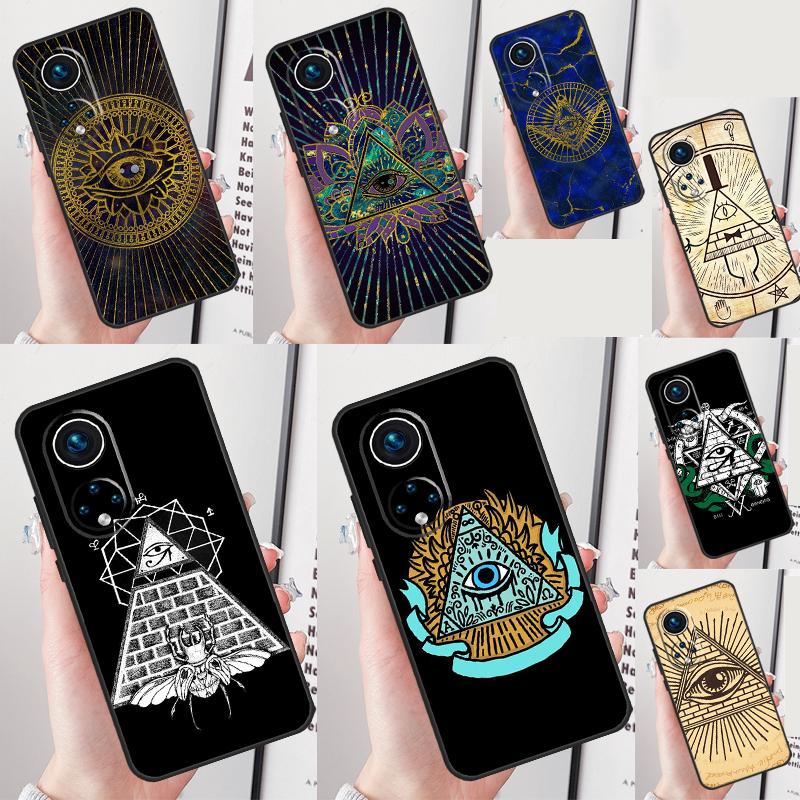 Чехол-футляр с символом Глаза Пирамиды для Honor Magic 7 Lite 5 6 Pro Honor 200 50 70 90 Lite X8b X9a X8a X8 X9 X9c X9b