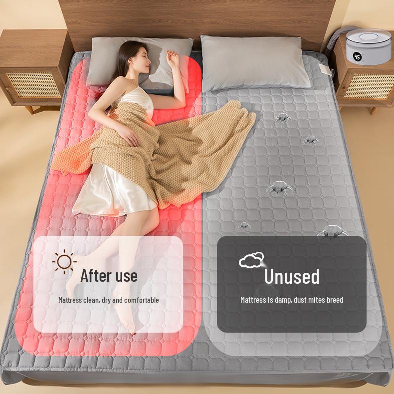 Hydronic Electric Blanket 2024: Heated, Dehumidifying, Mite-Removing, Washable for Single Beds