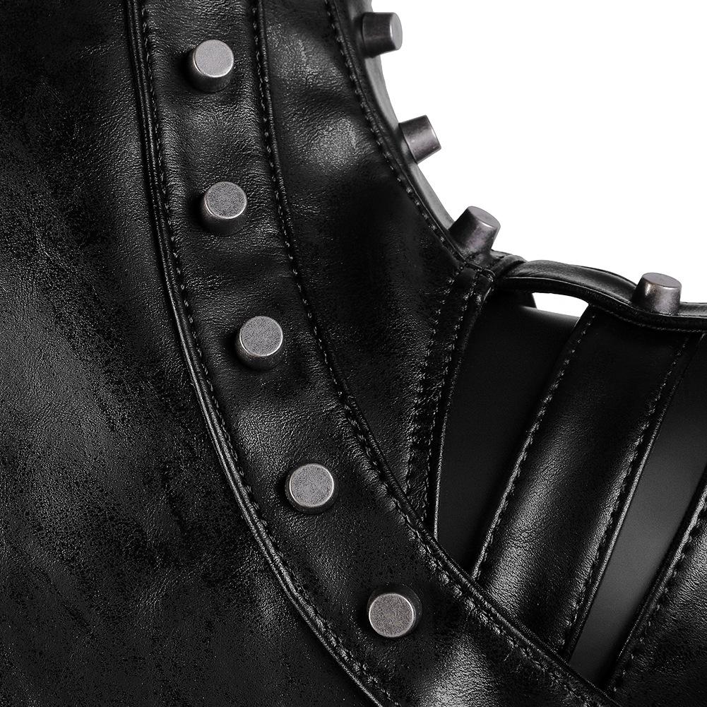 Сумка через плечо из искусственной кожи TEMU Punk для женщин - европейский и американский стиль, аксессуары для сценических доспехов на Хэллоуин