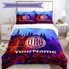 Ac Milan Customize your name Bedding Set Breathable Duvet Cover with Pillowcases Home Decoration Birthday Gift
