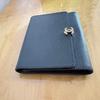 Used 【Rare】Chanel Caviar Skin Coco Mark W-Hook Trifold Wallet Black