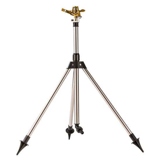 Ударный дождеватель на треноге с регулируемым вращением на 360 градусов, большой охват площади полива двора