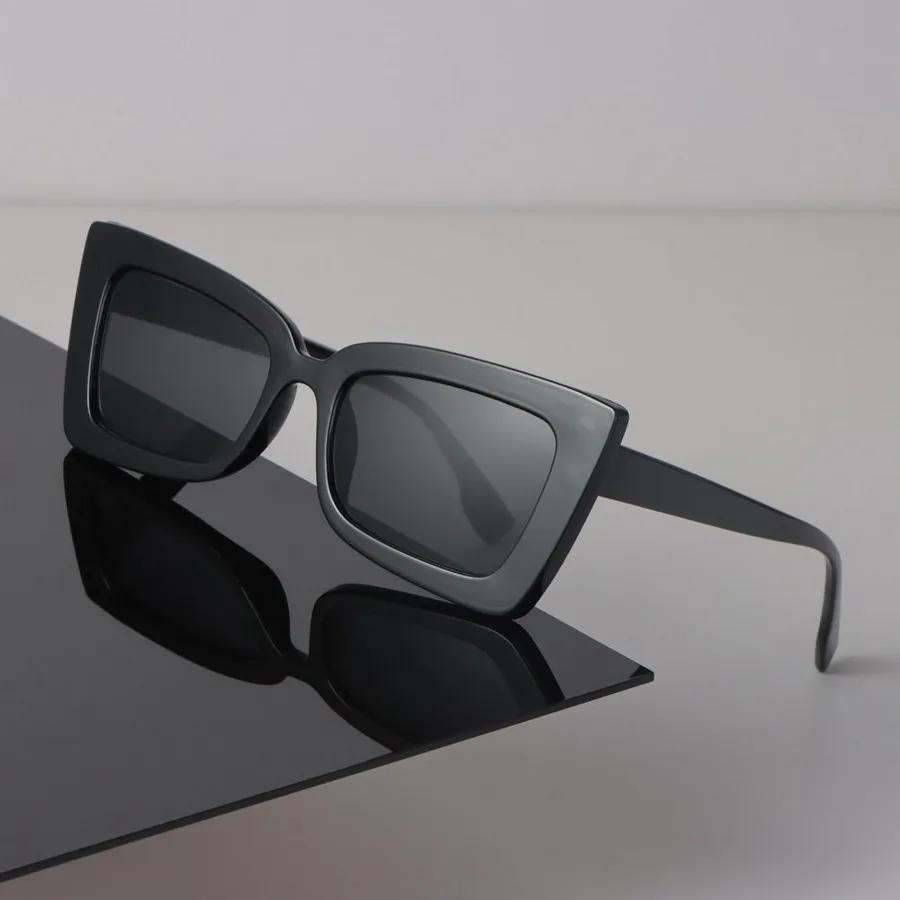 Ретро Квадратные Солнцезащитные Очки Женские Модные Пластиковая Оправа Винтажные Солнцезащитные Очки Мужские Стильные Оверсайз Очки