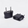 America European Mini EU To US Power Plug Adapter Canada Travel Plug Converter Outlet Wall Power Converter (Black,White)