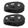 2 PCS Roller Bearing Marine Pulley Block Heavy Duty Nylon Nylon Pulley Sheave Boat Sheave  For Ship