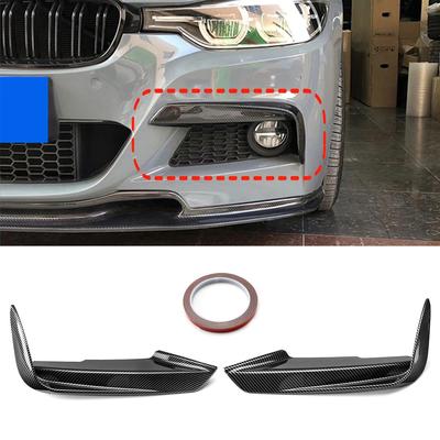 Для BMW F30 F31 M Sport 2012-2019 передний бампер губа сплиттер Canards спойлер 1 пара автомобильных противотуманных фар рамка для бровей крышка решетка