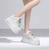 Ladies 2025 New Thick-soled Women's Vulcanized Shoes Increase 6 Cm Casual Sports Shoes High Heels Women's Board Shoes Sneakers
