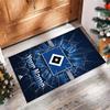 Hamburger SV Printed Crystal Velvet Rug Non‑Slip Crystal Velvet Carpet For Sofa Bedroom Indoor Home Decoration