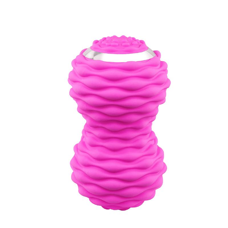 Massage Peanut Ball Electric Vibration Yoga Myofascial Ball Vibration Relaxation 4-Speed High-Intensity Fitness Massage Roller
