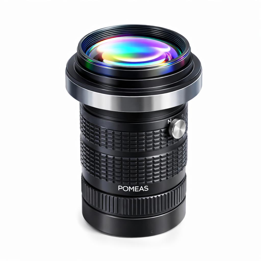 Pomeas 35 мм F-Mount M42 Линейный сканирующий объектив для высококачественного AOI-контроля зрения