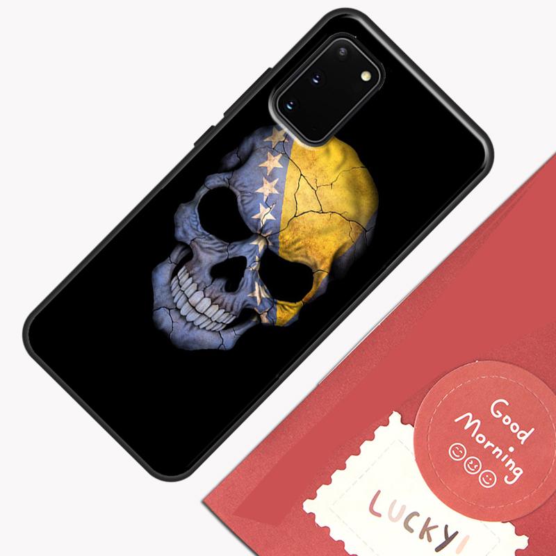 Чехол с флагом Боснии для Samsung Galaxy S22 S21 S23 Ultra Note 20 S8 S9 S10 Note 10 Plus S20 FE Задняя крышка