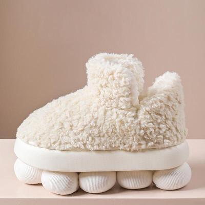 Мягкие ботинки из пены с эффектом памяти для унисекс. Зимние теплые нечеткие домашние ботинки для женщин и мужчин. Домашняя обувь. Высокие тапочки с домашними ботинками на флисовой подкладке.