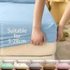 120/150/180cm Fitted Sheet with Elastic Bands Non Slip Adjustable Mattress Covers for Single Double King Queen Bed Bedspread