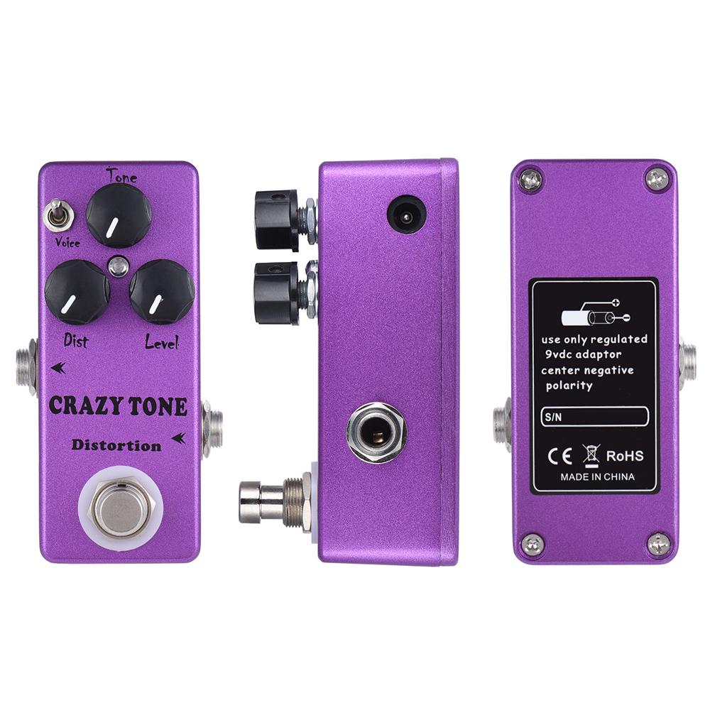 MOSKYAudio MP 50 CRAZY TONE RIOT Дисторшн Мини Одиночная Педаль Гитарного Эффекта True Bypass