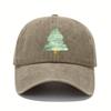 Christmas Tree Print Pattern Baseball Cap Sunscreen Suitable for Both Men and Women As a Christmas Gift