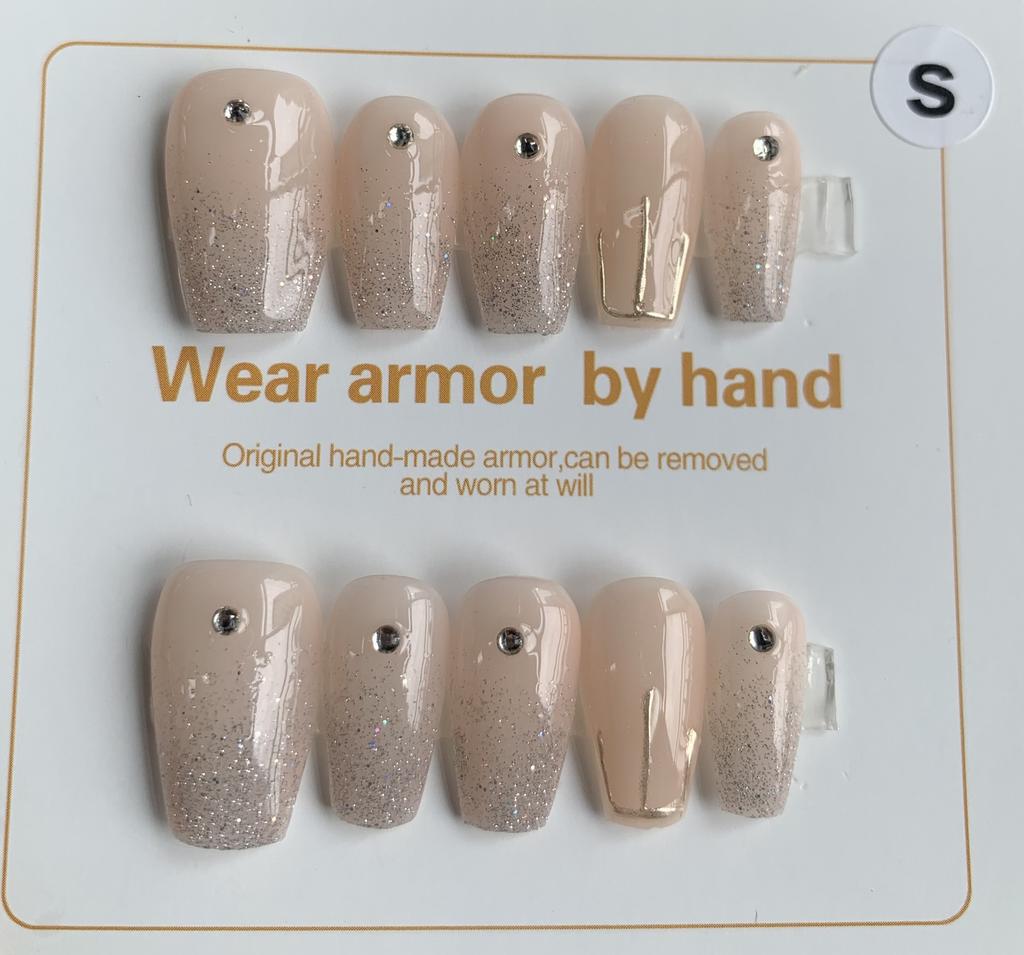 Нажмите на кончики ногтей Гель Полное покрытие 100 дизайнов Накладные ногти ручной работы Высококачественные носимые искусственные ногти Многоразовые размеры от XS до L бесплатно 5 шт. инструментов