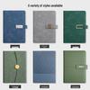 Personalized A5 Soft Leather Notebook Gift Set - Elegant Business Diary with Buckle