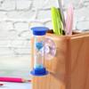2/3 Minute Creative Hourglass Sandglass Sand Clock With Suction Cup Colorful Hourglasses Plastic for Tooth Brushing Timer Child